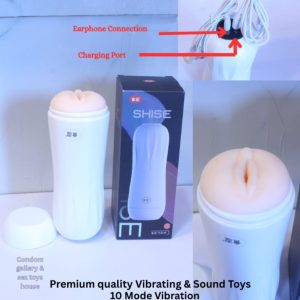 Sensual-Wave 10-Mode Vibrating Masturbator with Audio