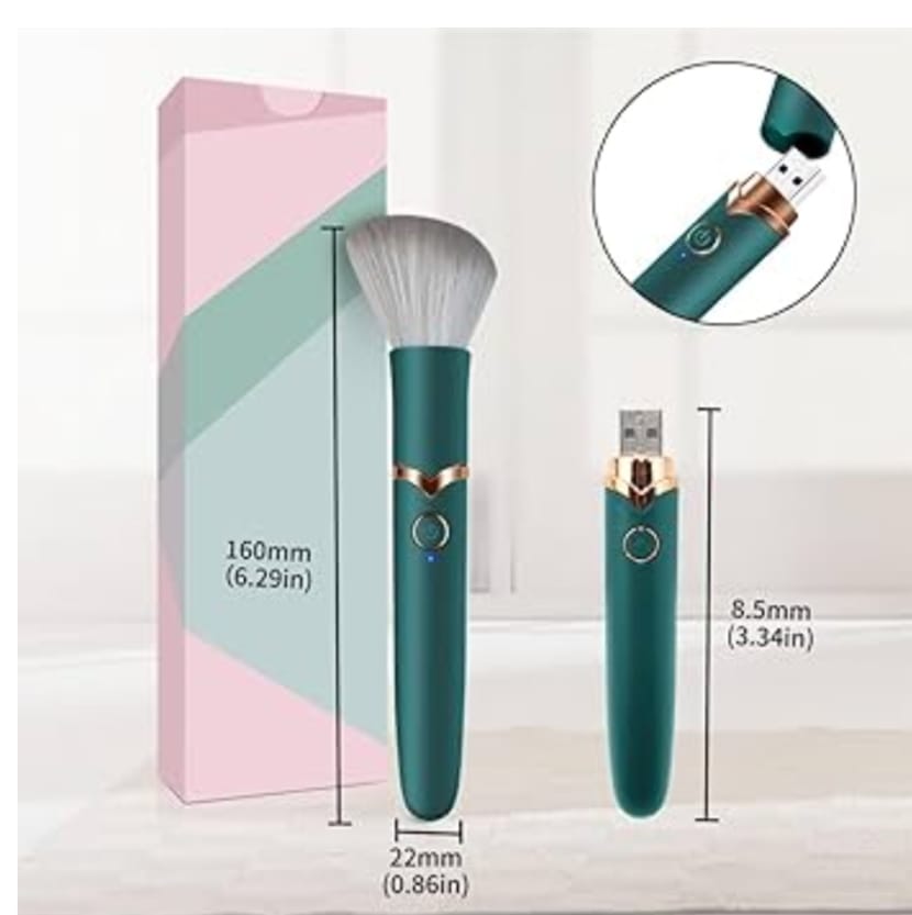 Makeup Brush Vibrator – 10 Mode Precision Clitoral & G-Spot Stimulator - Image 3