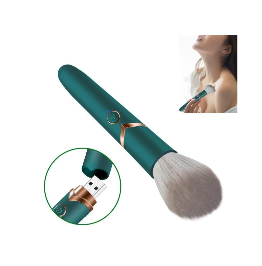 Makeup Brush Vibrator – 10 Mode Precision Clitoral & G-Spot Stimulator - Image 4