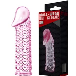 Reusable Extra Pleasure Transparent Net Sleeve Condom