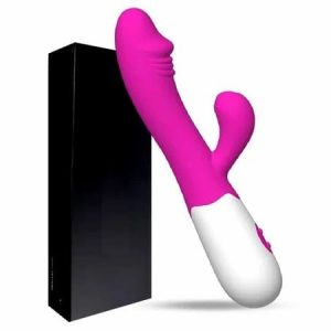 G-Spot Rabbit Vibrator Wand – Dual Motor Adult Massager for Women with Clitoral Stimulation, 30 Vibration Modes