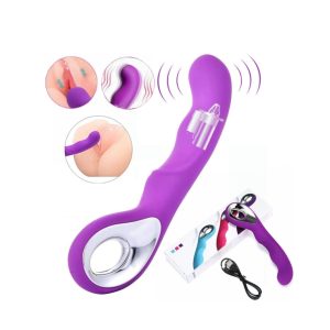 Auto Telescopic Dual-Motor G-Spot & Clitoral Massager – Premium Female Masturbation Vibrator
